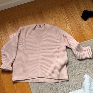 Acne Studios DEBORAH-L WOOL pale pink sweater sz S